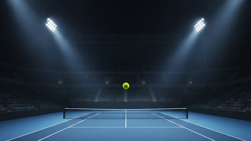 Blue hard court under stadium lights — US Open tennis betting guide for Malaysia at Maxim88